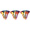 Watercolor Wands with Paint, 8 Assorted Colors, 1-3/8" x 5-1/2", 8 Per Pack, 3 Packs